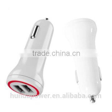 Shenzhen Factory CE 4.8A Dual usb car charger 2 port Intelligent technology