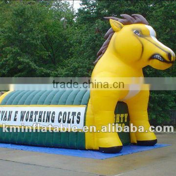 inflatable horse tunnel