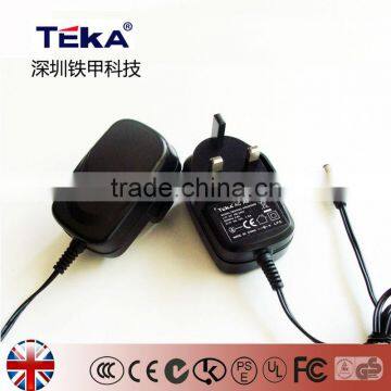 ce gs approval uk plug 18v 2a power supply