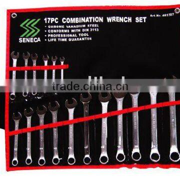 17PC Combination Wrench Set