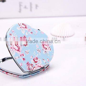 Heart Shape Pocket Mirror Metal Gift photo-4