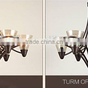 hot sale iron art lamp / hotel decoration droplight