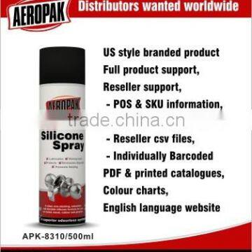 Aeropak Rust remover lubricant Mould release spray silicone lube