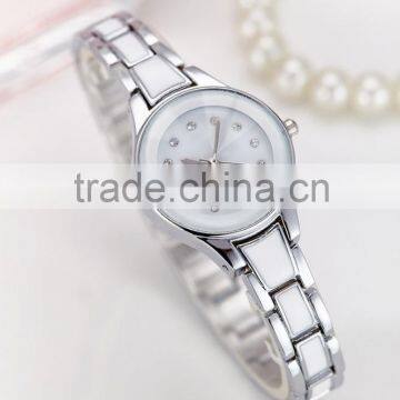 New Models Promotional Round Case Enamel Band Geneva Watches for Women