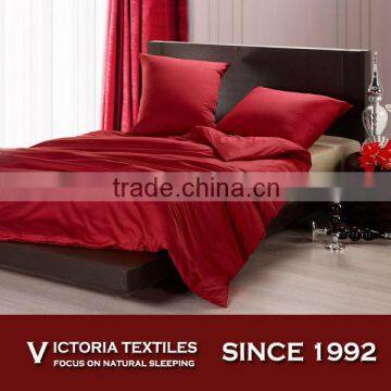 burgundy 100 cotton 300TC complete bedding sheets set