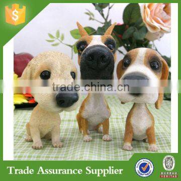 China Wholesale Manufacturers Resin Dog Statues for Decor