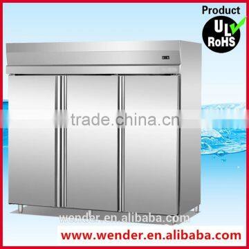 1600L New Style stainless steel commercial 3 door freezer