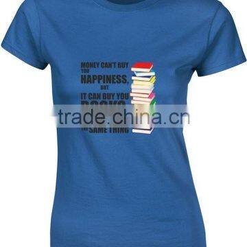 Hot sale 100% cotton short sleeve heat transfer t-shirt