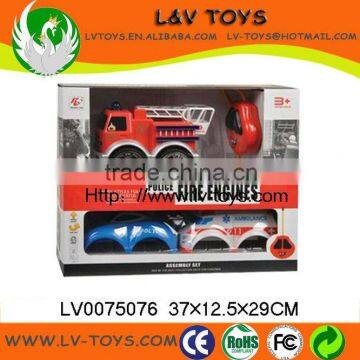 3 in 1! 2CH rc construction set with head light