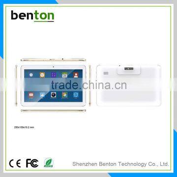 Best Brand 10.1 inch Quad core 3G Bluetooth cheapest tablet pc with sim slot
