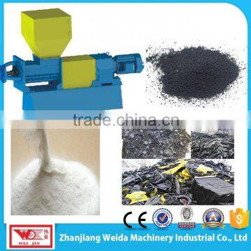 Waste tyre recycling machine rubber crusher