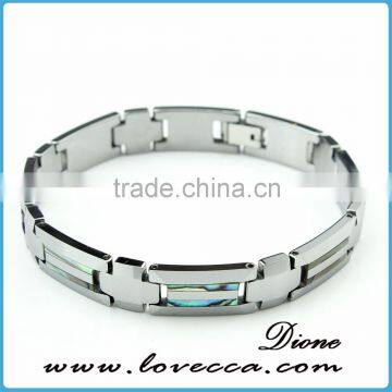 2016 Fashion Tungsten Jewelry Rose plated Germanium Bracelet Wholesale