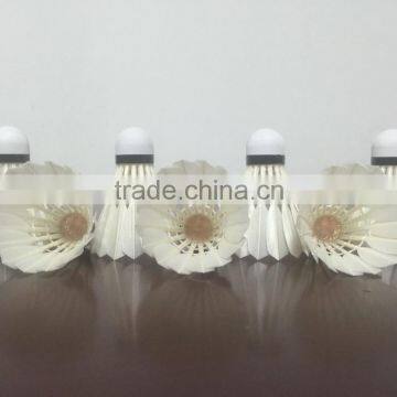 High Quality Third Class Goose Feather Shuttlecock Badminton Equal to AS 20 for Practice photo-6