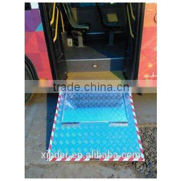 Handicap disabled Manual Wheelchair Ramp Slope for City Bus with CE certificate