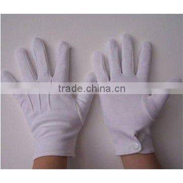 white cotton gloves 100%