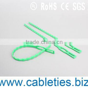 beaded cable ties reusable and adjustable connect knot tie