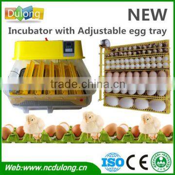 With Adjustable Egg Trays Automatic Egg Incubator for Sale