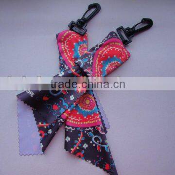 Polyester Microfiber Lens Cleaning Key Chain