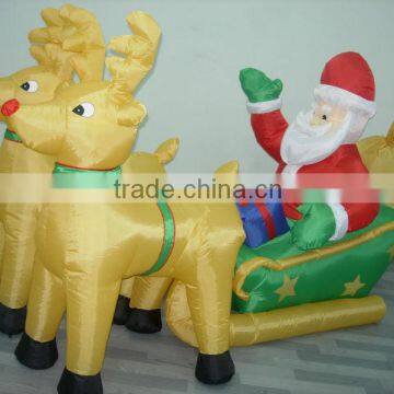 Inflatable Christmas Sleigh Top Sale of Deer