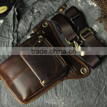 Boshiho Waist Pack Vintage Leather Pouch photo-5