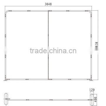 Fabric Advertising Backdrop Banner Stand photo-5