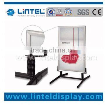 H Shape Steel Based Aluminum Poster Sign Board