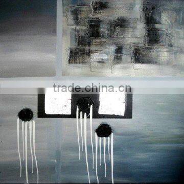 Abstract wall deco oil paint