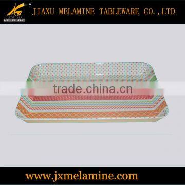 melamine rectangular coffee serving tray