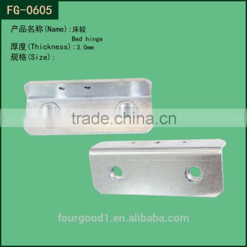 metal bed hinge for furniture connector