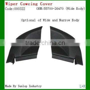 toyota body parts quantum parts hiace commuter Wiper cowcing cover #000322 wiper cowcing cover for hiace 2005 2008