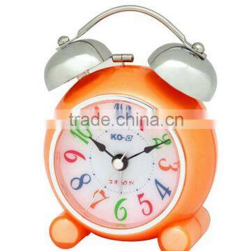 TB09001 Orange Twin bell alarm clock