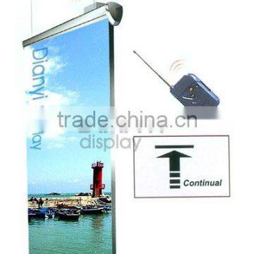 Aluminum 600x2000mm rotating display stand