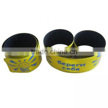 2015 Promotion High Quality Bicycle Safety Custom Reflective Slap Bracelet photo-5