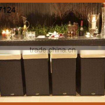 Reasonable Price 9PC Bar Set Furniture With Cushion