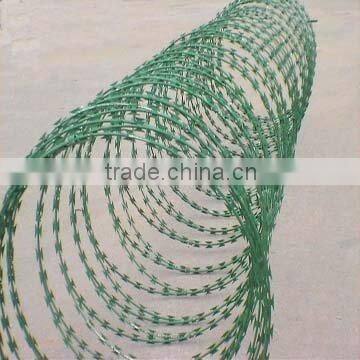 Single razor barbed wire