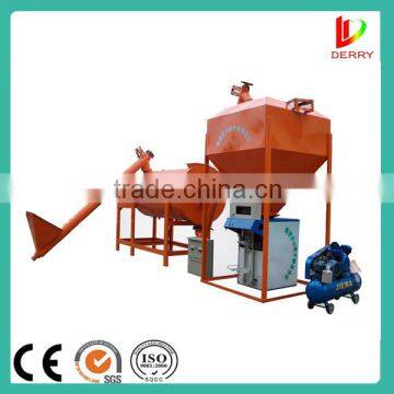 Continuous small production machinery dry mix cement mortar