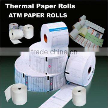 High quality various width ATM thermal paper rolls