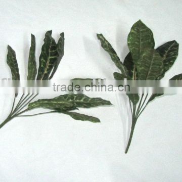 artificial greenery bush croton leaf YL210