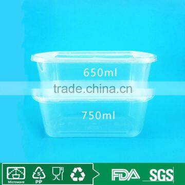 Divide Plastic Disposable Compartment Lunch Box Plastic