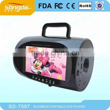 Portable DVD CD MP3 Boombox Player With USB/TV/FM photo-5