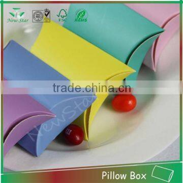 PMS color printing pillow box in large size