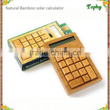 Manufacturer Promotional with cheap price Bamboo Calculator and pen for student/businese/school/pregnancy