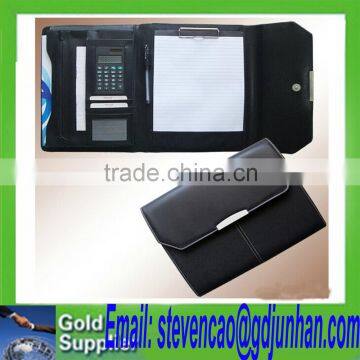 High Quality Office File Folders A4 Leather Portfolio Folders for Promotion photo-3