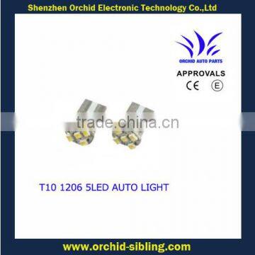 T10 1206 5leds interior led car lights no base