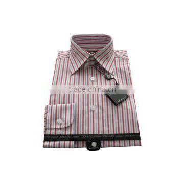 2013 new men's brand striped contrast collar long sleeves business dress shirts with french cuffs,Italian fashion new design