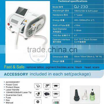 Tattoo Removal Pigment Removal Pigmented Lesions Treatment Machine With Nd Yag Laser Telangiectasis Treatment photo-5
