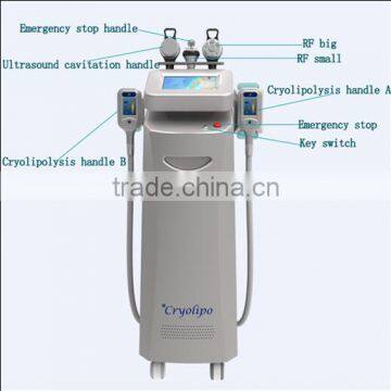 Five Heads Cryolipolysis Fat Loss Slimming 50 / 60Hz Machine / Fat Freezing Machine Skin Lifting