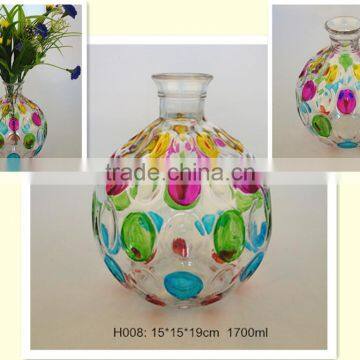1700ml new design fashion glass vase