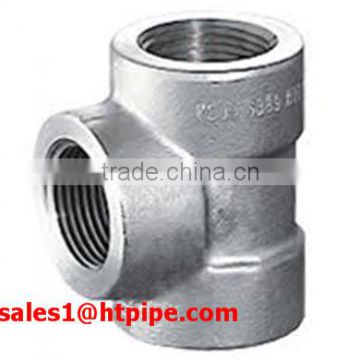 ASTM A182 F22 Threaded Tee ASME B16.11