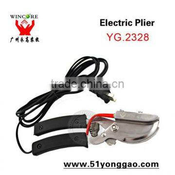 Electric plier end cutting pliers for veterinary piglet tail plier